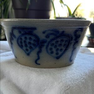 Artisan Blue and Gray pottery Bowl